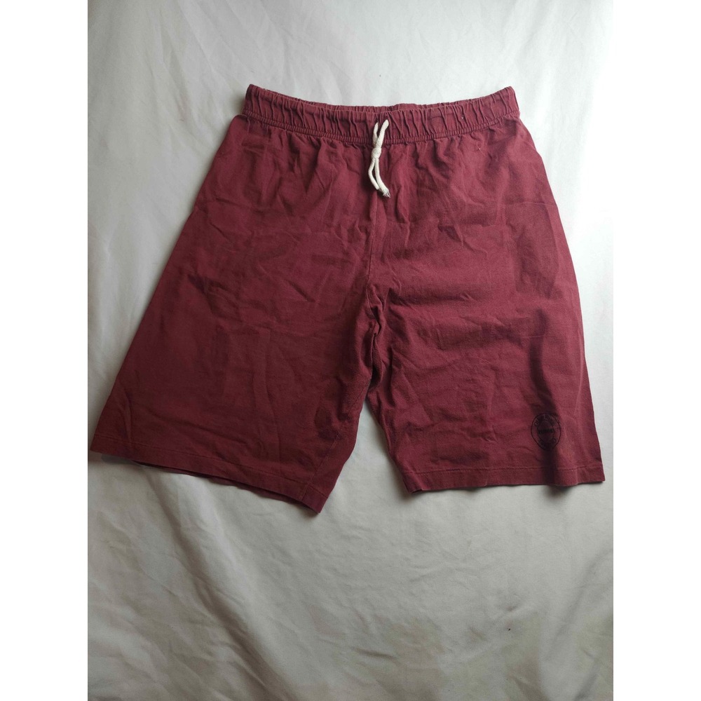 Vintage Hanes Otherwear Mens XL Burgundy Cotton Drawstring Lounge Shorts